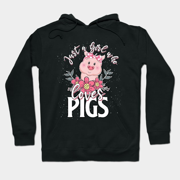 pig girl love Hoodie by ShirtsShirtsndmoreShirts